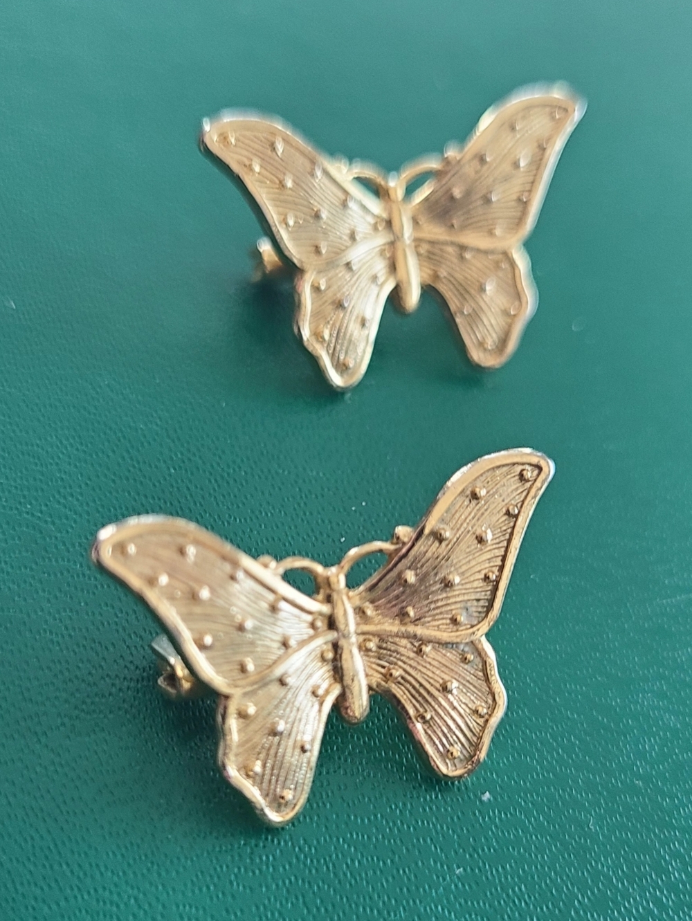 Vintage Butterfly Brooches X 2